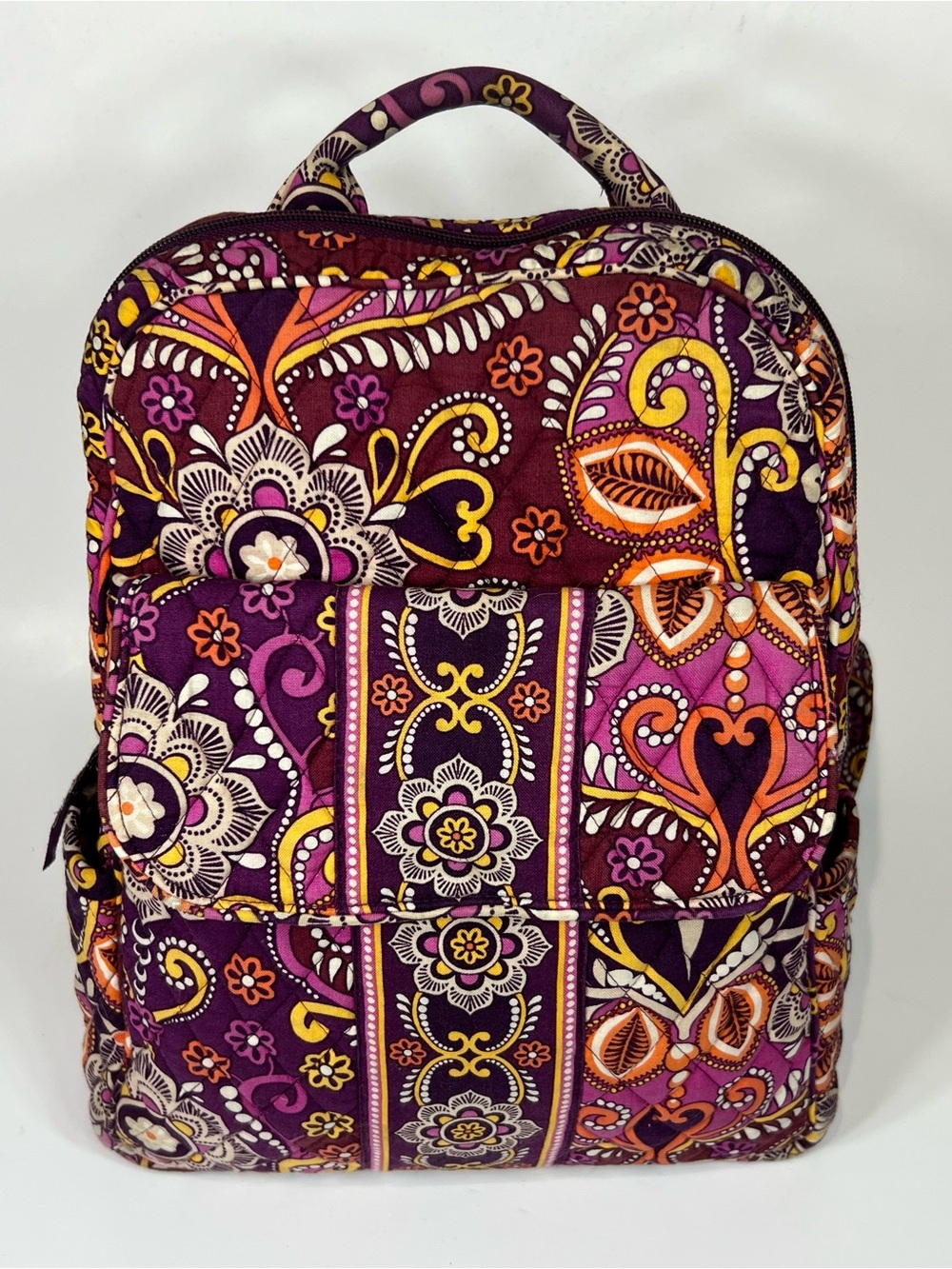 Vera Bradley Retired Safari Sunset Pattern Medium Backpack School Bag - EUC!
